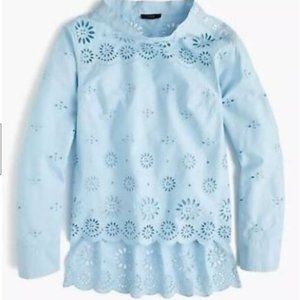 🌟MOVING SALE! 🌟J. Crew Scalloped Eyelet Top
